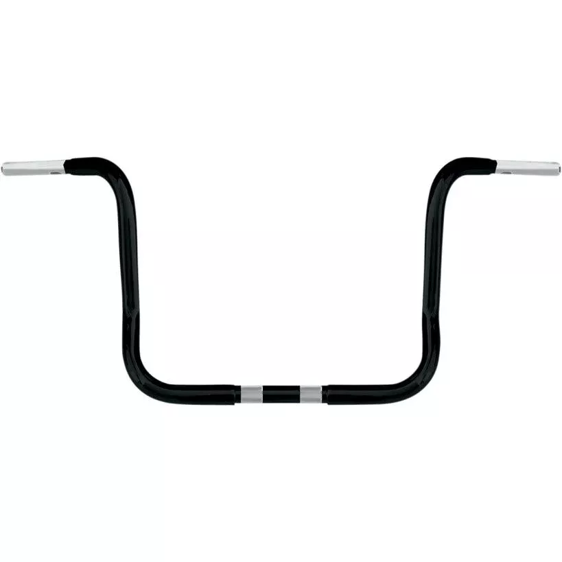 Wild 1 One Chubby Black WO577B 12.5" Rise Bagger Handlebars Bars 96-16 FLH/T
