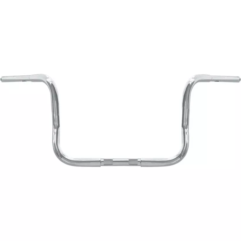 Wild 1 One Chubby Chrome WO578 10" Rise Bagger Handlebars Bars 96-Up FLH/T