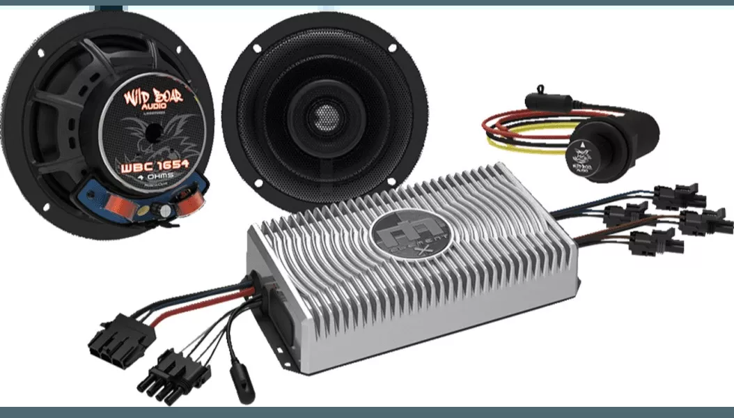 Wild Boar Audio Speaker/Amplifier Kit for '19-22 Harley Davidson FLHT Models