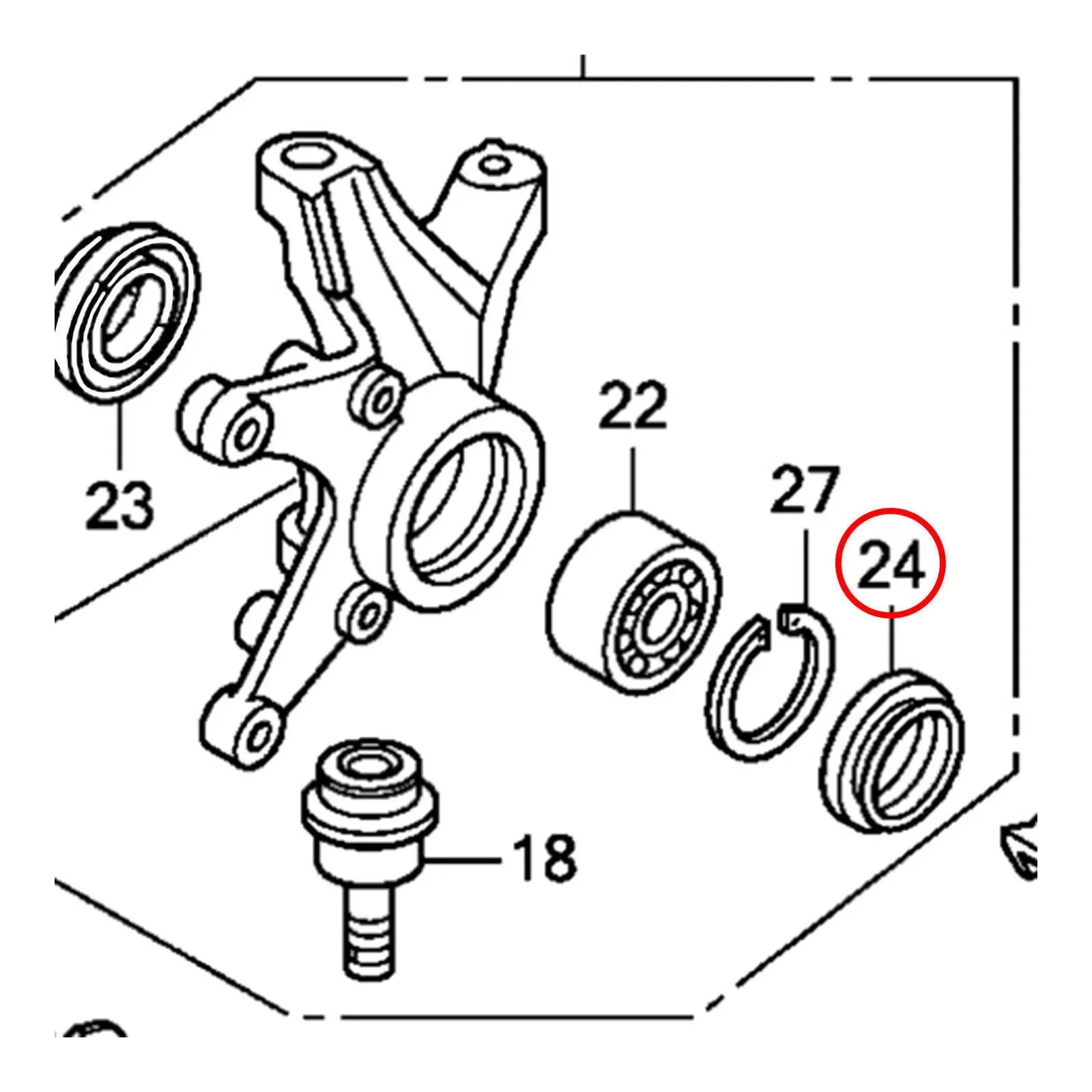 WMP Dust Seal – Honda Front Knuckle Seal – 38x50x6