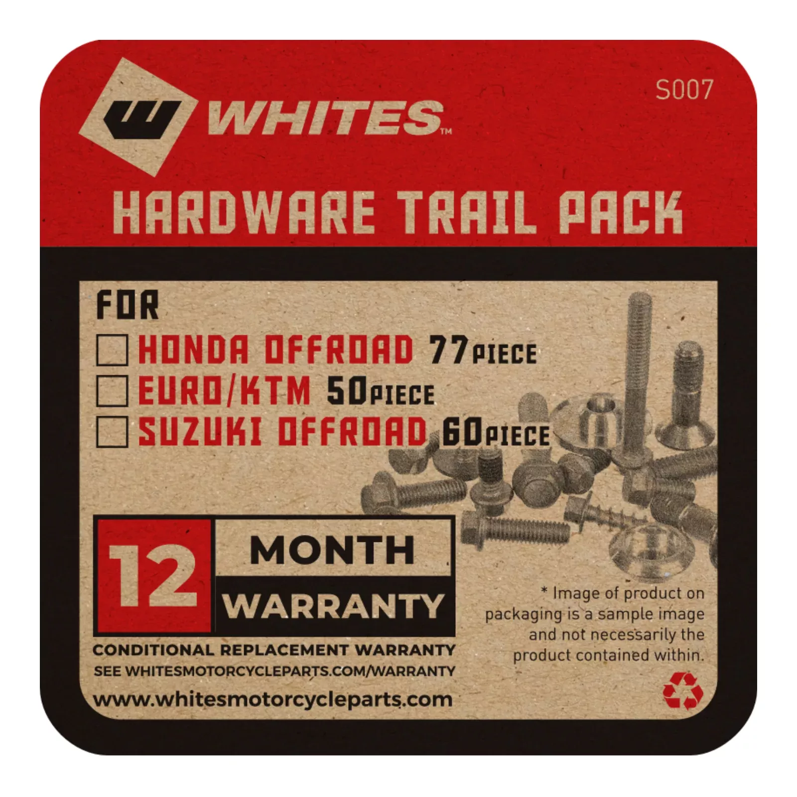 WMP Hardware Trail Pack – Honda Offroad 77PCS