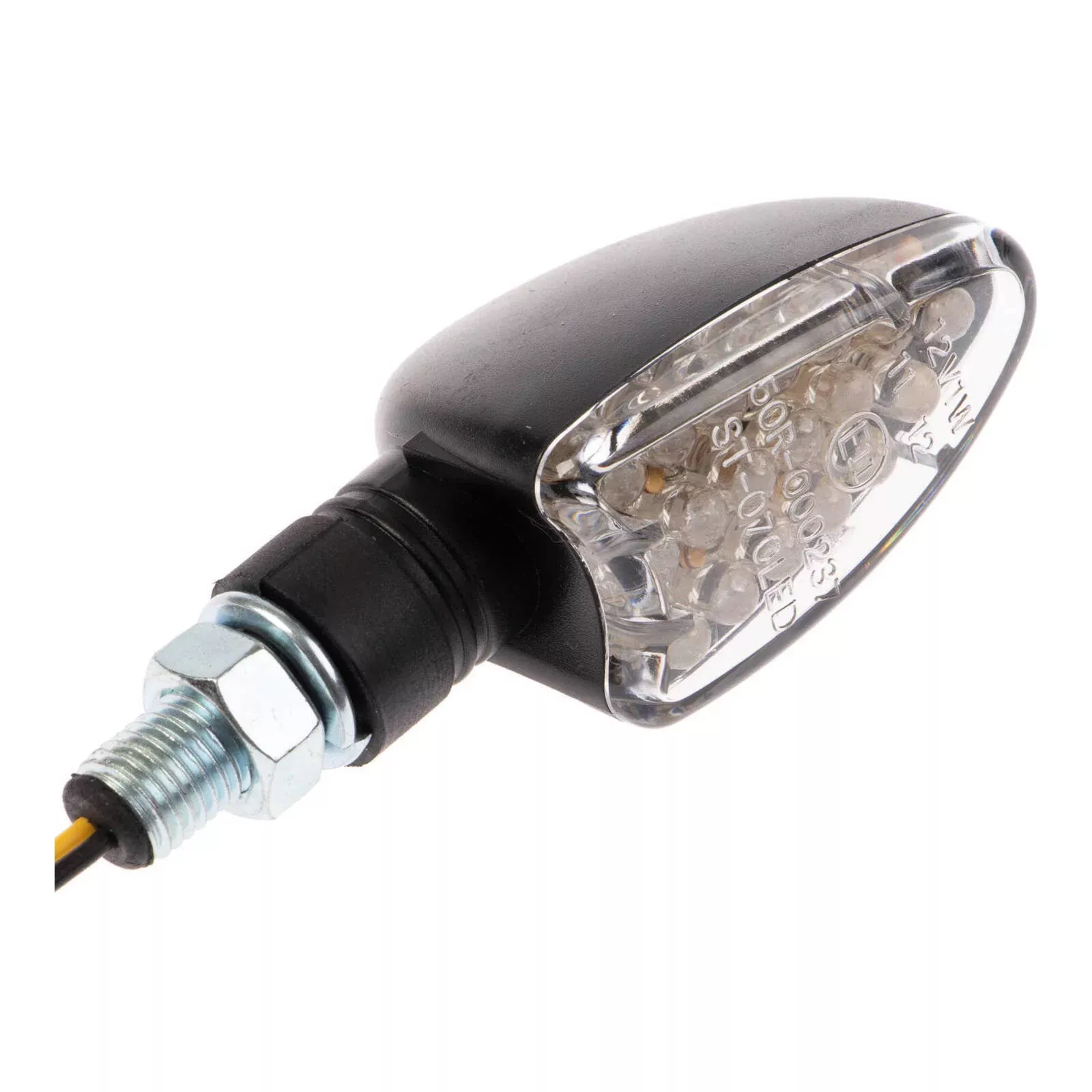 WMP LED Arrow Flasher Black Short Stem