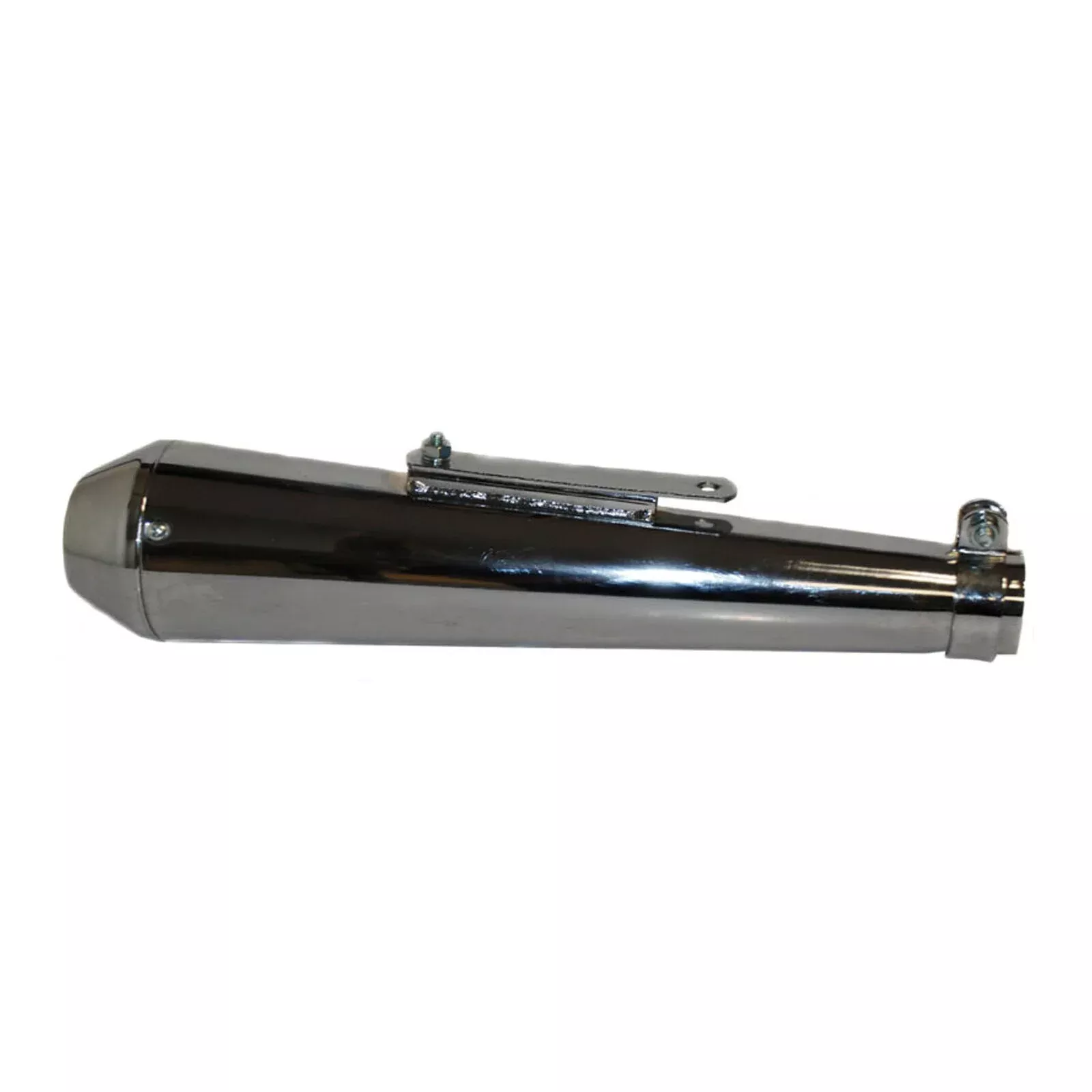 WMP Muffler Shorty Megaphone Reverse Cone – Chrome