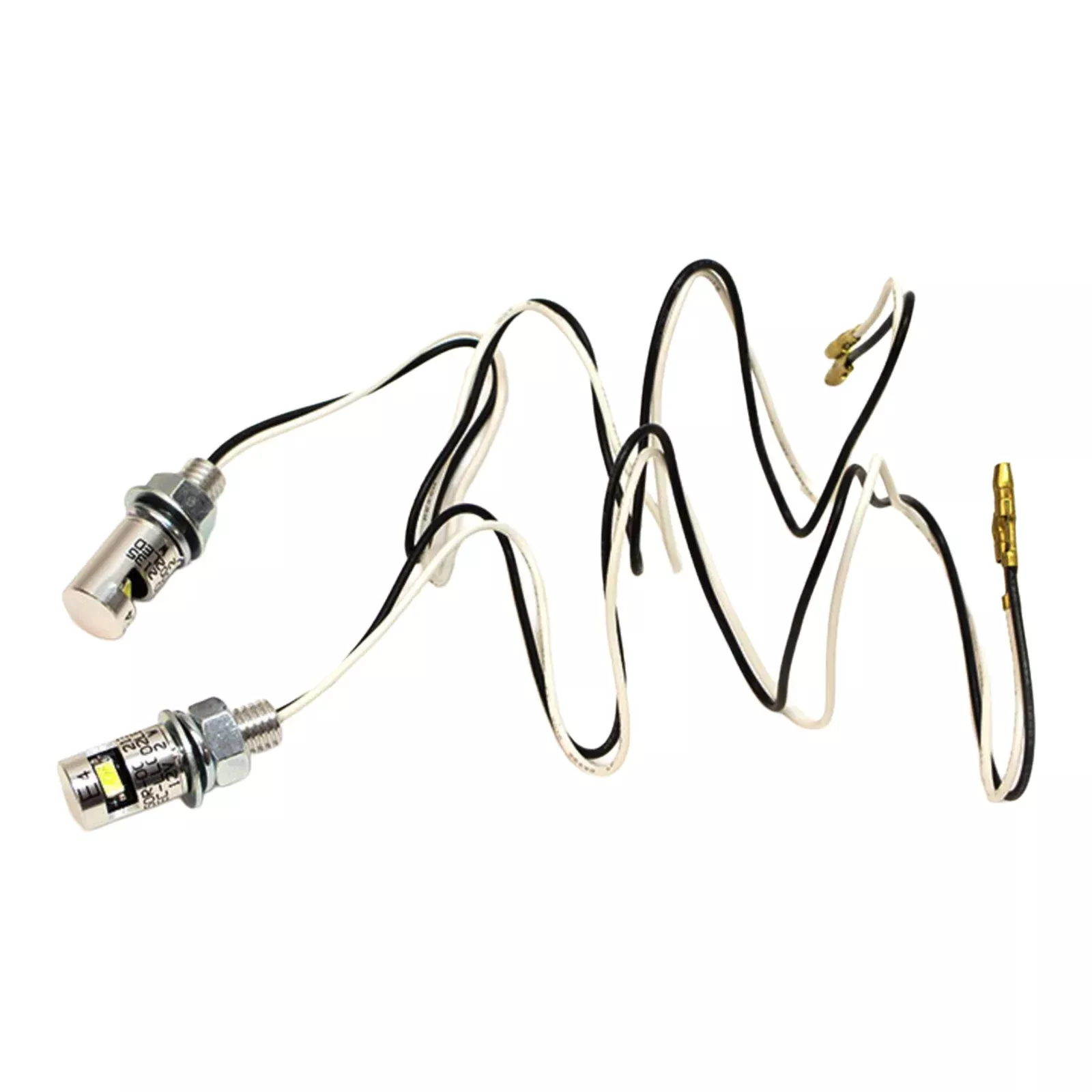 WMP NUMBER PLATE LED BOLT LIGHT 17×12 SIL (Pair)
