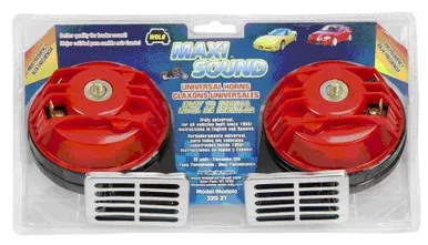 Wolo 320-2T Maxi Sound Universal Horn, Black