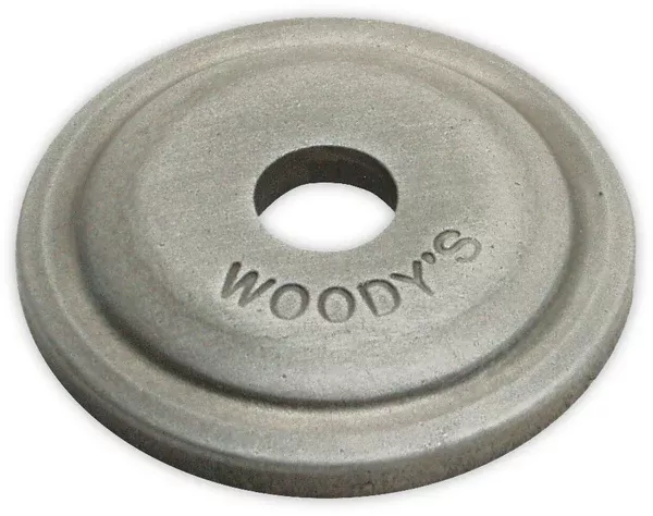 WOODYS DIGGER SUPPORT PLATES ROUND ALUM. 5/16″ 1000/PK AWA-3775-M