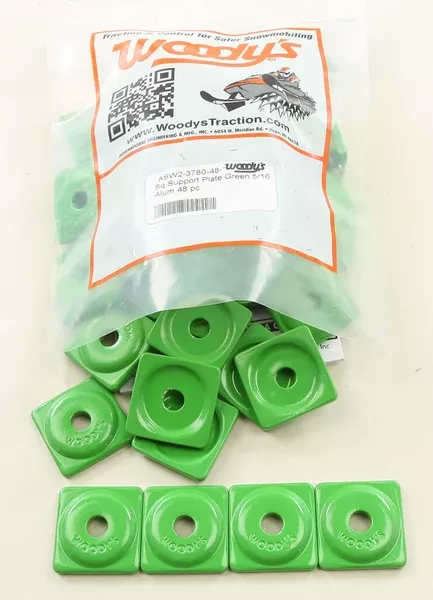 WOODYS SQUARE DIGGER SUPPORT PLATE GREEN ASW2-3780-48
