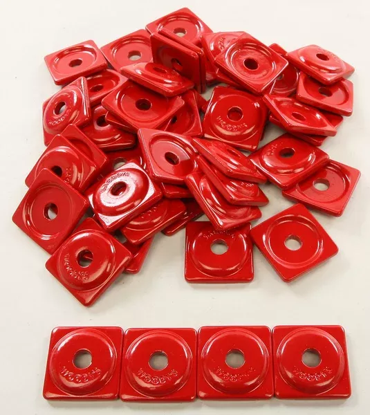 WOODYS SQUARE DIGGER SUPPORT PLATE RED ASW2-3790-48