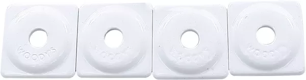 WOODYS SQUARE DIGGER SUPPORT PLATE WHITE ASW2-3815-48