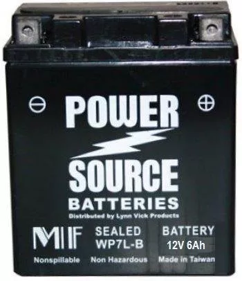 WP7L-BS AGM Motorcycle Battery - YTX7L-BS