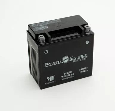 WPH14L-BS AGM Motorcycle Battery - YTX14L-BS