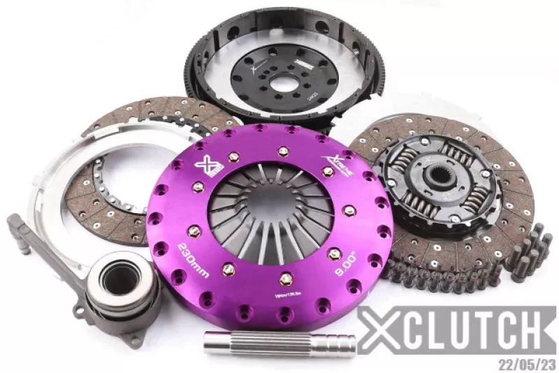XClutch XKVW23698-2A 9in Sprung Organic Clutch Kit fits 2015-2024 Volkswagen GTI, Golf R, Jetta