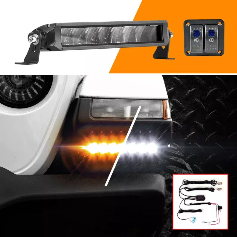 XKGLOW Razor Light Bar Fog + Strobe Kit 6in