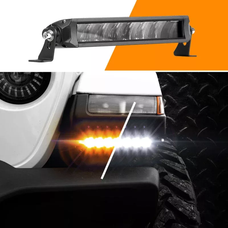XKGLOW Razor Light Bar Fog + Strobe No Wire & Switch 6in