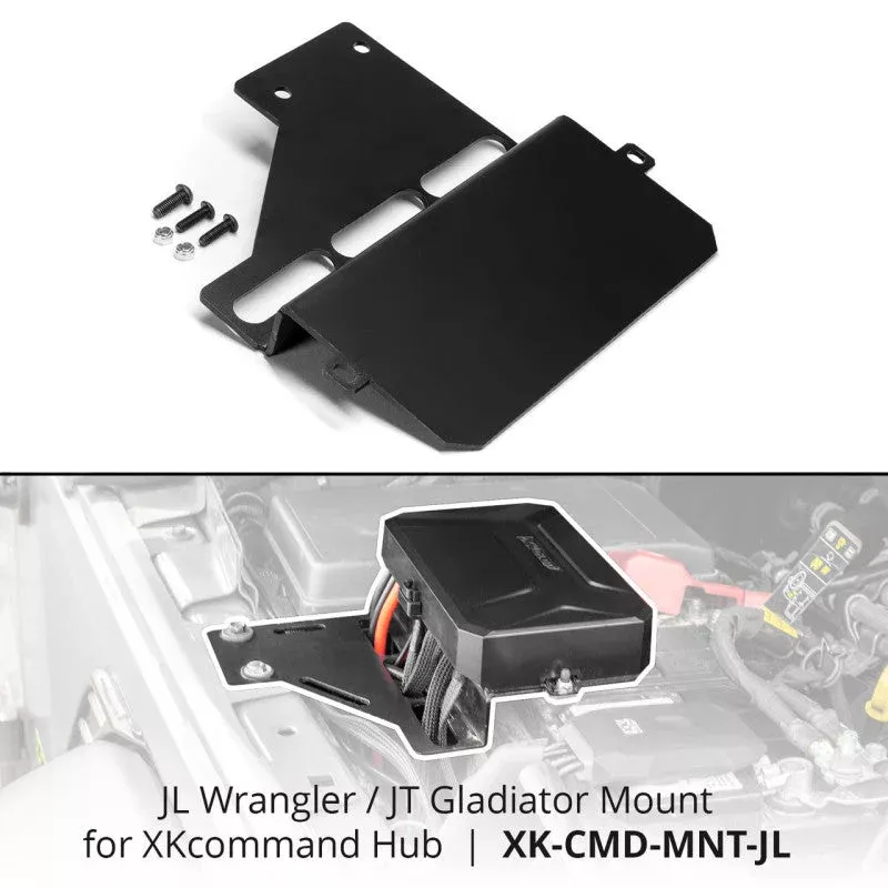 XKGLOW XKcommand Hub Mounting Bracket fits Jeep Wrangler JL, Gladiator Jt
