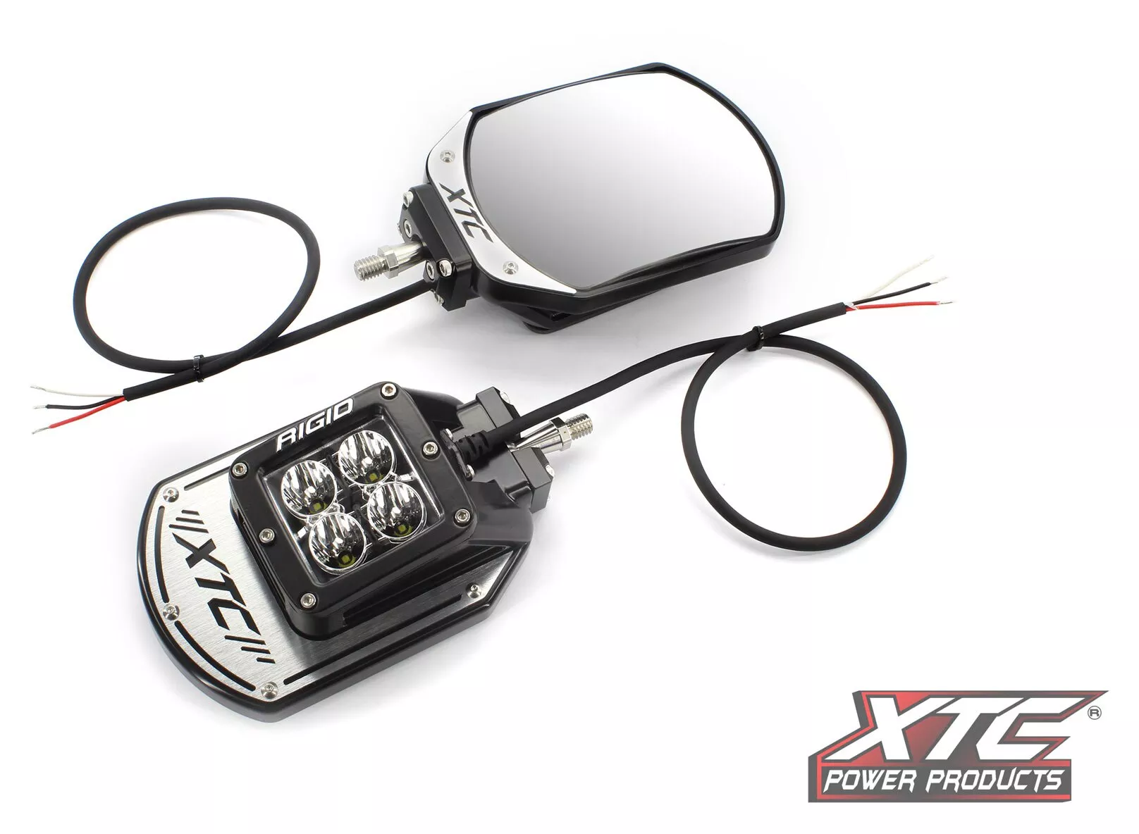 XTC Power Products SIX12 Lit Side View Mirrors w/ Amber Backlight