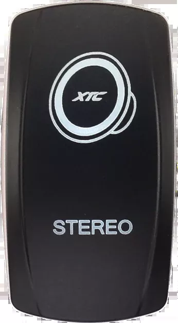 XTC Power Products SW00-00104020 2000-2023 Harley Davidson Dash Switch Rocker Face Stereo
