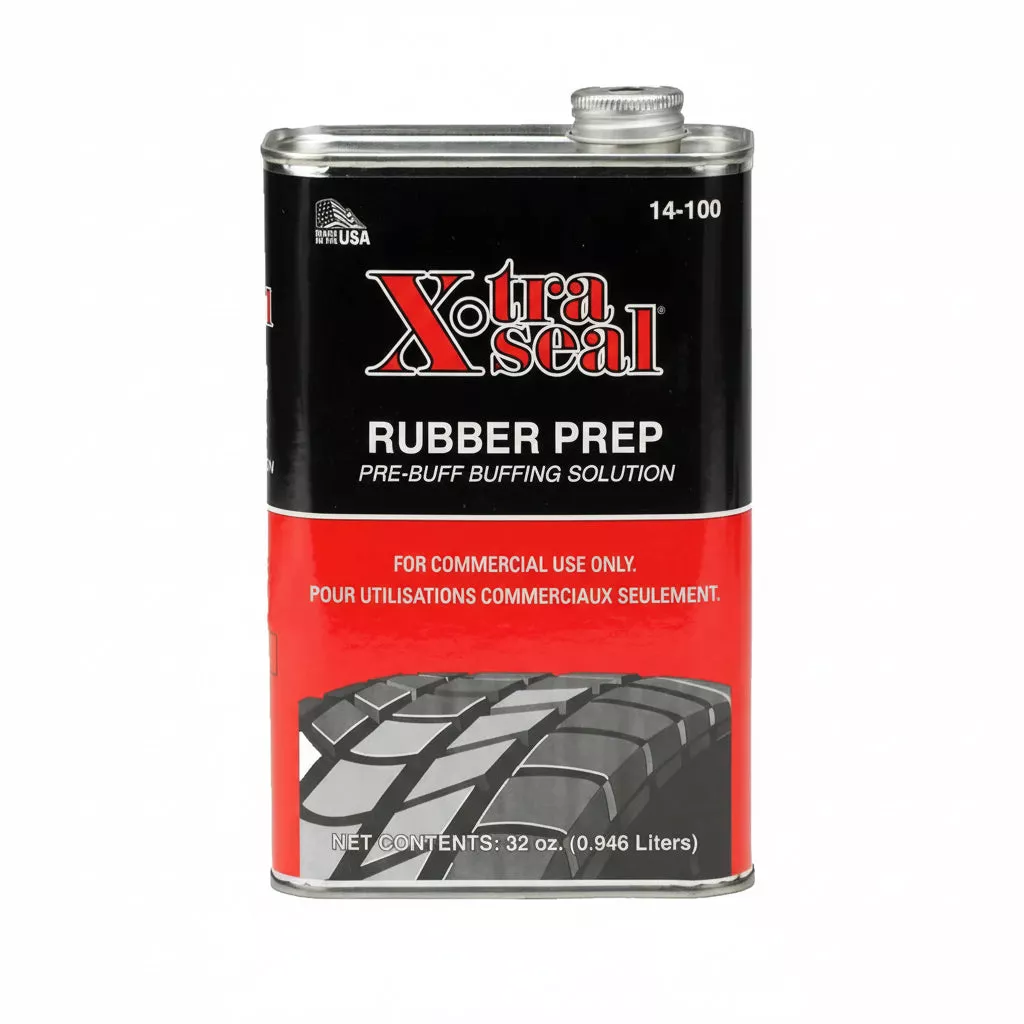 Xtra Seal 32oz Rubber Prep Liquid Pre-Buff Rubber Cleaner – “14-100”
