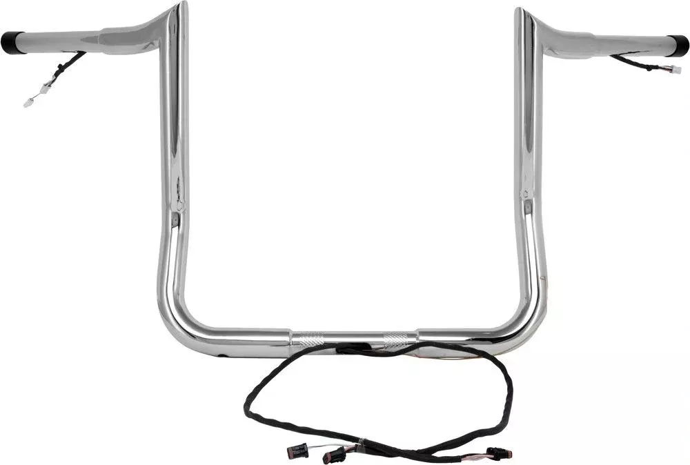 YAFFE PRE WIRED MONKEY BARS 1.25" HARLEY DAVIDSON FLH BAGGERS 14+