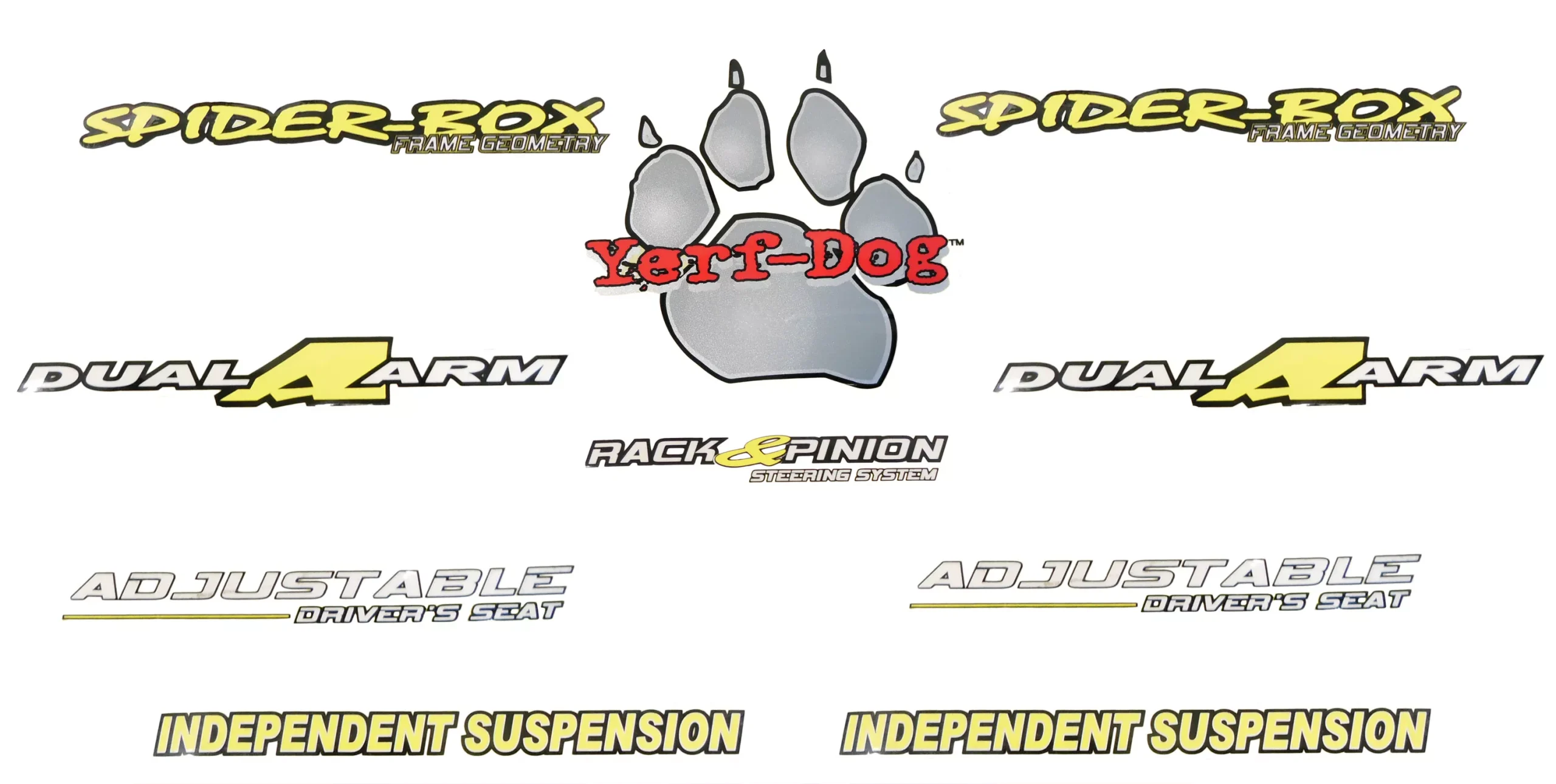Yerf-Dog Spiderbox Decal Kit