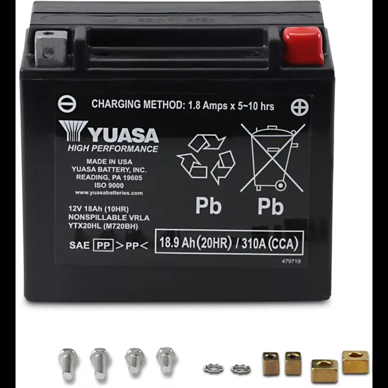 YUASA AGM MAINTENANCE FREE BATTERIES