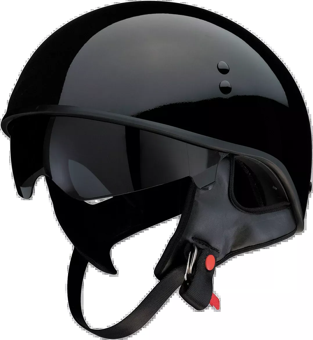 Z1R Vagrant Unisex Adult Motorcycle Riding Street Racing Half Helmet & Sun Visor