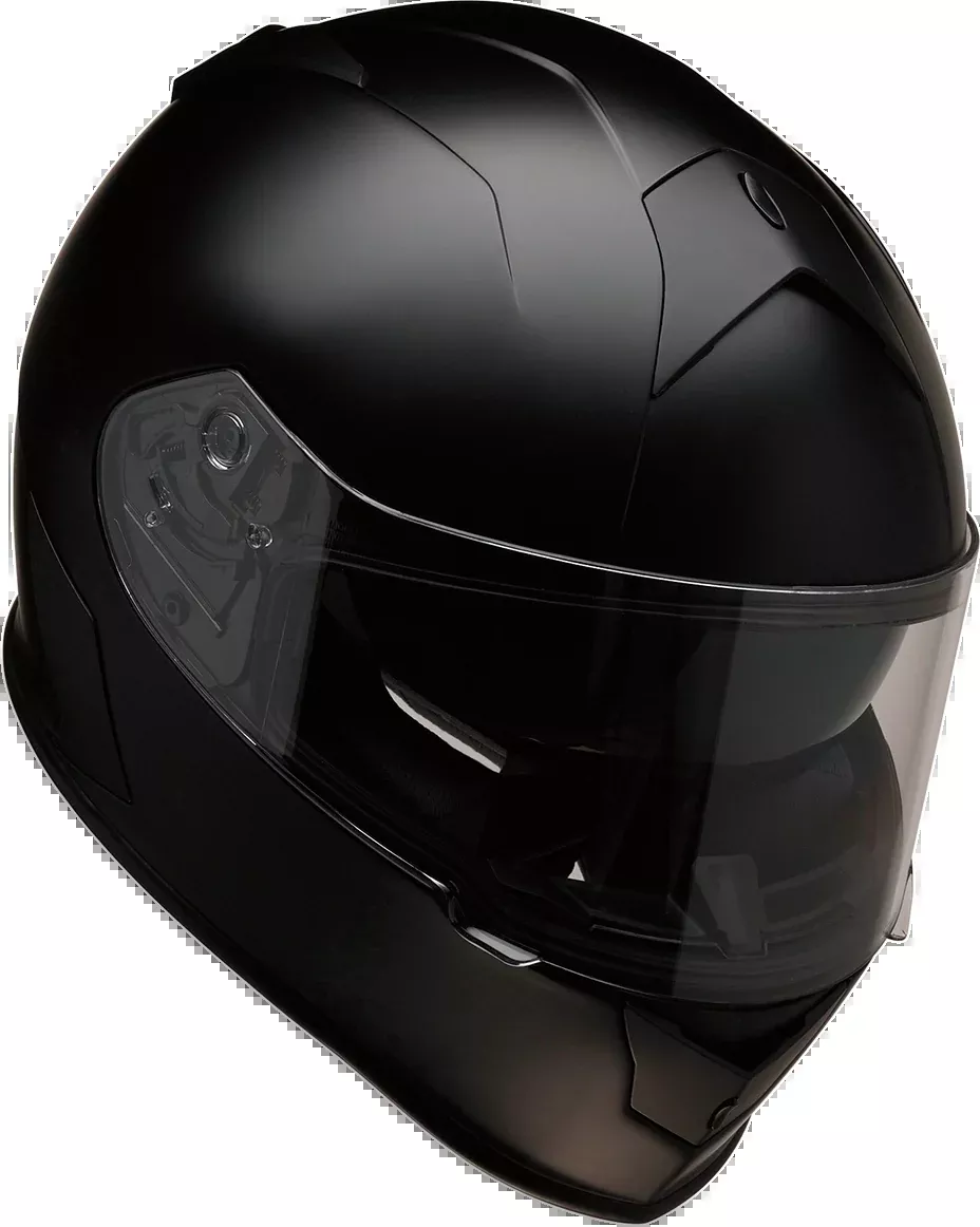 Z1R Warrant Unisex Flat Black Full Face Motorcycle Riding Street Racing Helmet