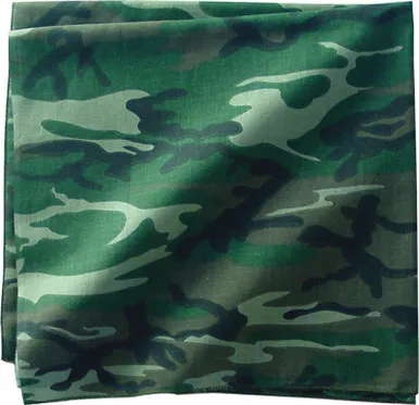 Zan Bandanna Woodland Camo - B008