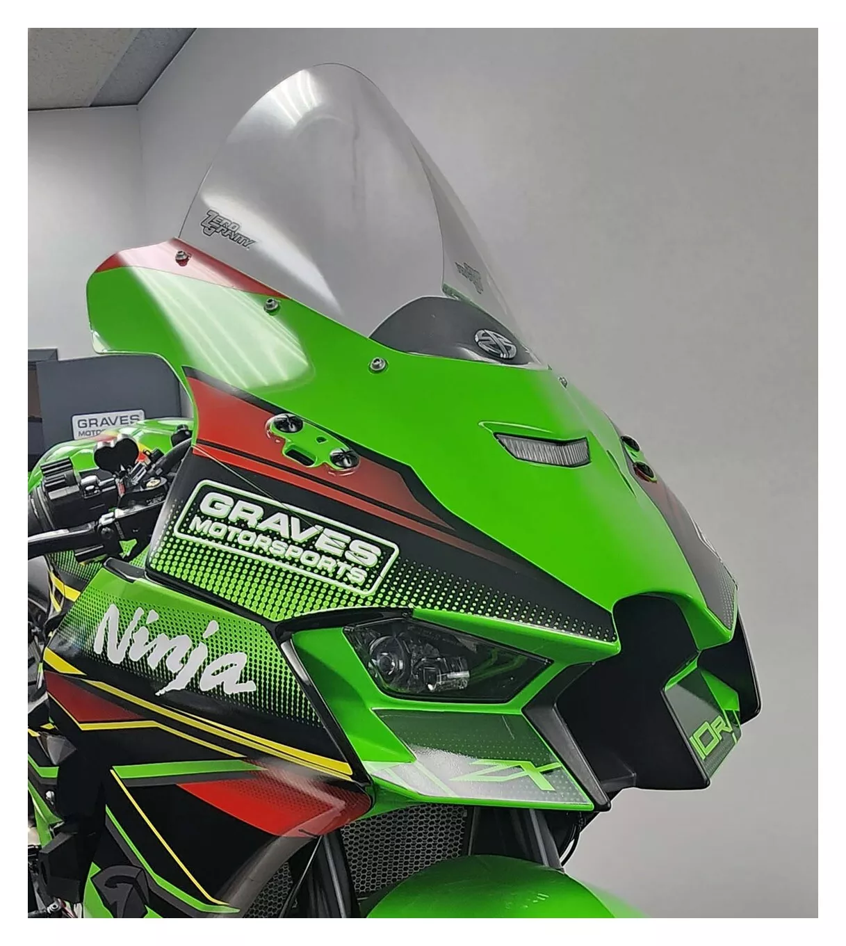 Zero Gravity Graves Spec Race Tall Windscreen Kawasaki ZX-10R 2021-2026