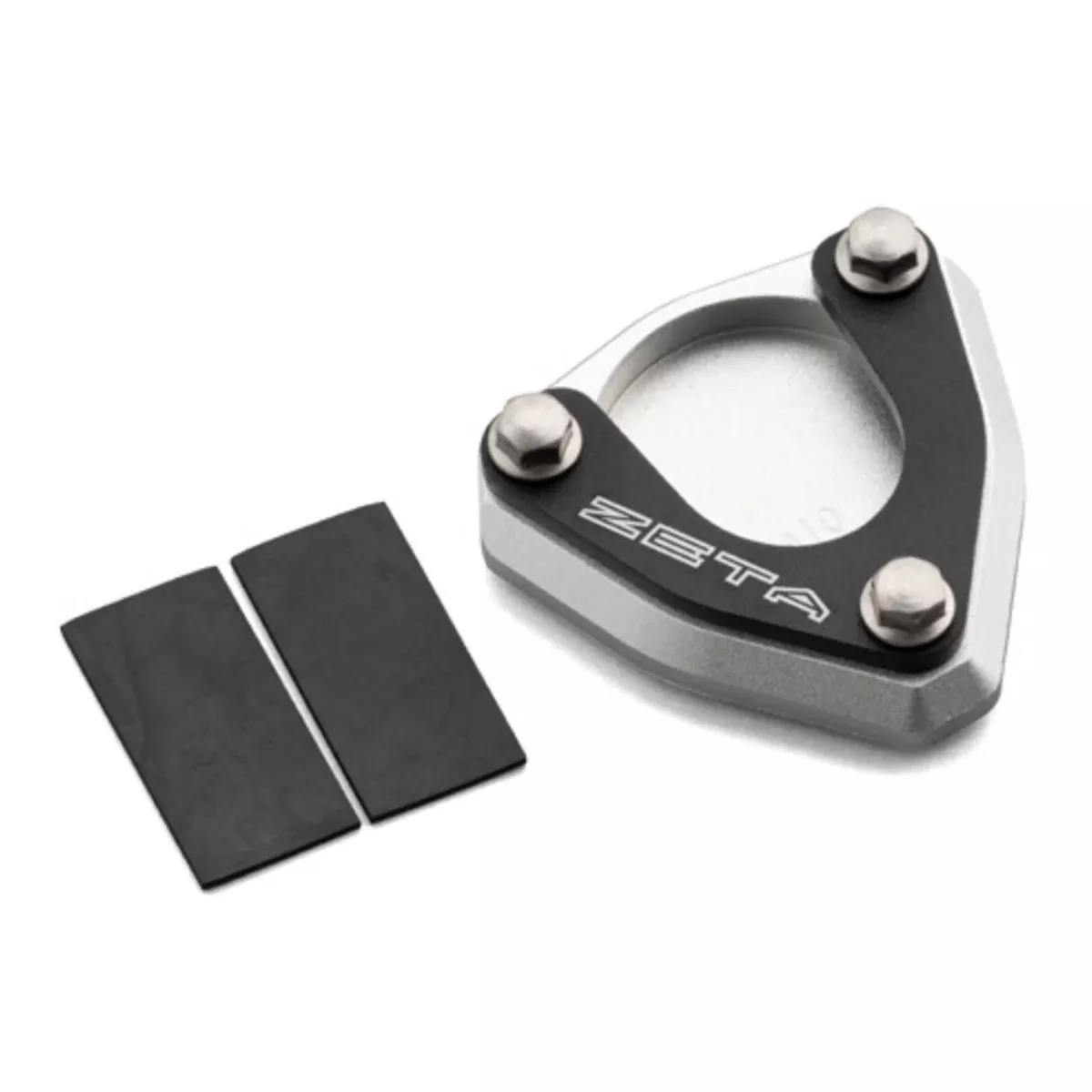 Zeta Side Stand Extender – Black / Silver – Husqvarna 701 Enduro (’17-) / KTM 69
