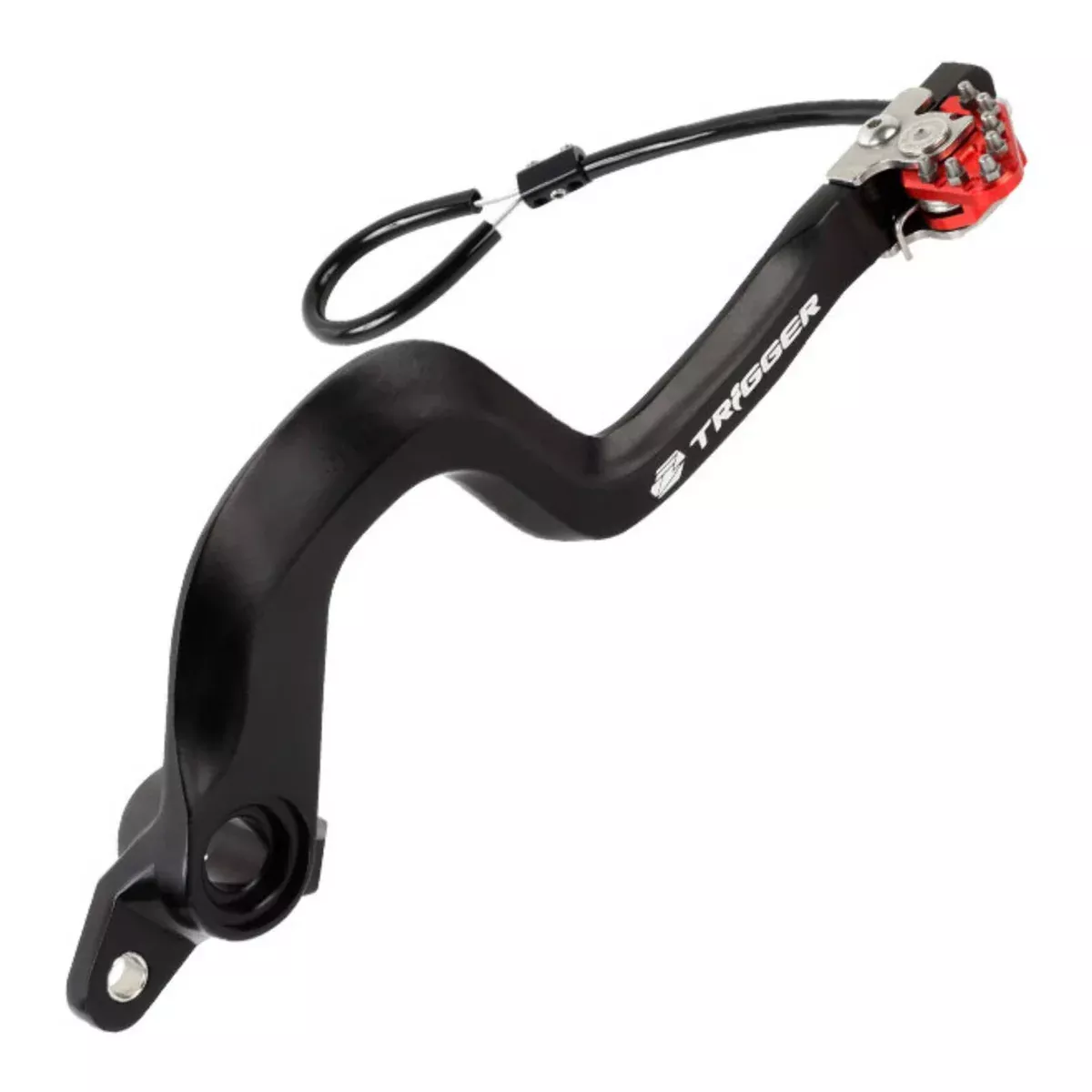 Zeta Trigger Brake Pedal – Suzuki DR-Z400 / DR-Z400SM – Red